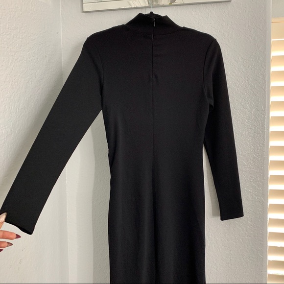 Chelsea28 Black Long Sleeve Cocktail Dress - Picture 8 of 11